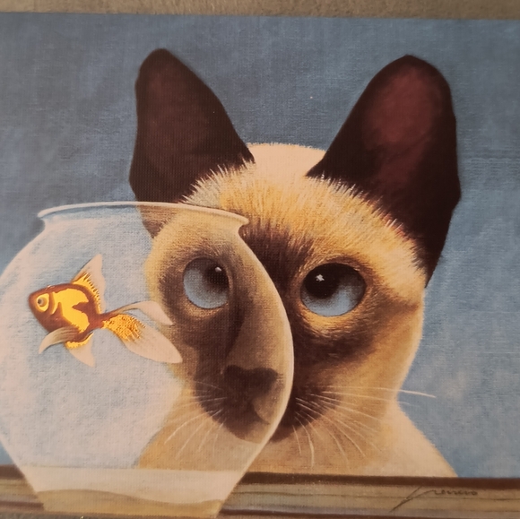 Siamese cat note cards with envelopes new in box - Picture 3 of 7